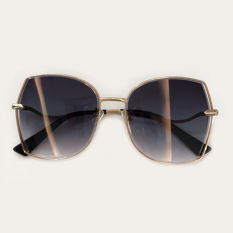 Designer Marke 3 No Box Mode 5 De no Mit Rahmen Legierung 1 Sol Brillen Oculos 2 2019 no 6 Feminino Quadrat Verpackung no Frauen Sonnenbrille 4 no Luxus no xqwaTXnYB