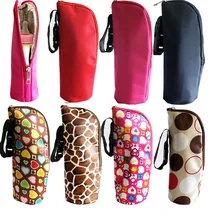 Baby Multi Color Thermal Feeding Bottle Warmers Mummy Tote Bag Hang Stroller Cloth Aluminium Film Free Shipping