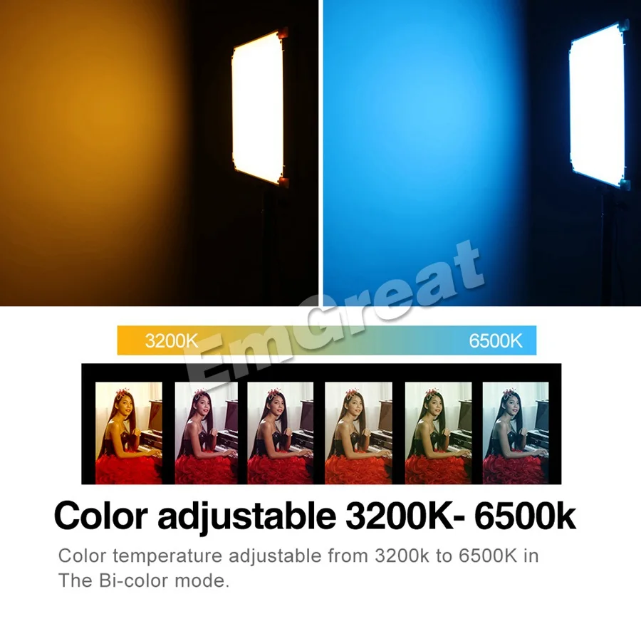 US $219.00 NiceFoto RGB FullColor Mini LED Video Light TC668 360Pcs Beads Adjustment CRI95 LCD Display Professional For Video Shooting