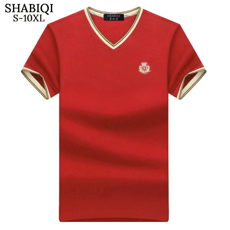 SHABIQI Классическая брендовая мужская рубашка, Мужская рубашка поло, Мужская рубашка поло с коротким рукавом, дизайнерская рубашка поло размера плюс 6XL 7XL 8XL 9XL 10X - Цвет: Wine red