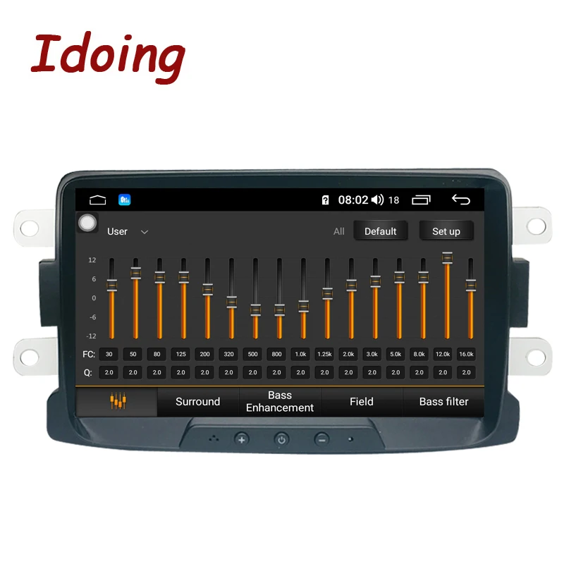 Discount Idoing 1Din 8"Car Radio GPS Multimedia Player Android8.1For Renault Duster LADA 2014-2016 IPS DSP 4G+64G Octa Core Navigation 1