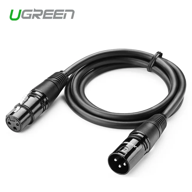 Best Price Ugreen New Cannon Maschio a Femmina per Microfono Cavo Audio di Estensione per Mixer Telecamera Stereo Amplificatore Aux Caboo