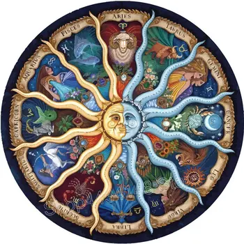 

New Square / Round 5D DIY Diamond Painting Constellation Pattern Circle 3D Diamond Embroidery Crystal Mosaic Needlework Art SC