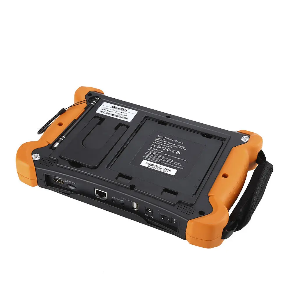 SEESII 8 &quotтестер ip камера с монитором тестер 4in1 TVI CVI AHD SDI PTZ Управление PoE H.265
