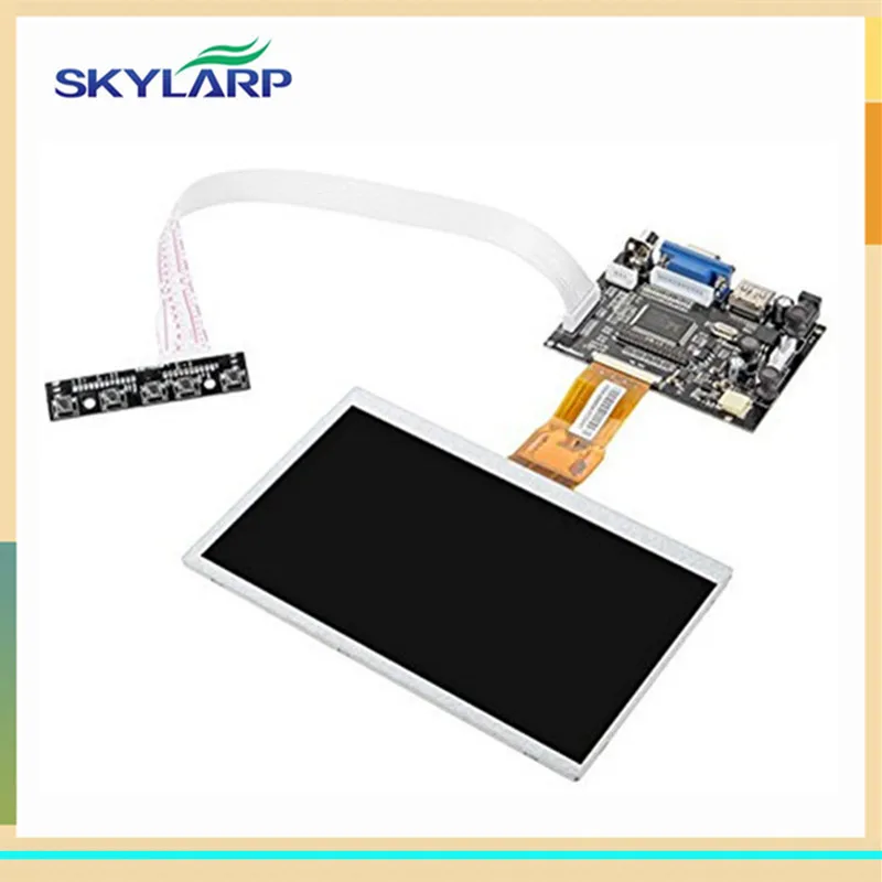 Skylarpu 7 inch LCD Screen for Raspberry Pi TFT Monitor with HDMI VGA Input Driver Board Controller Free shipping