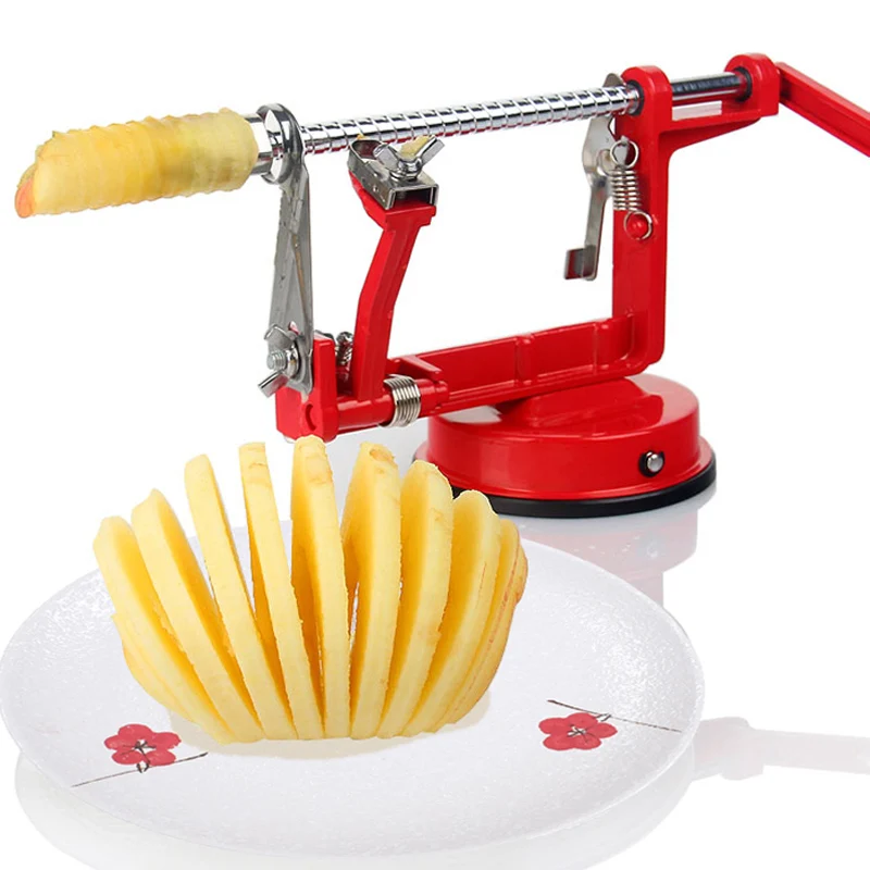 

2019 1Set 3in1 fruit tools Apple Slinky Machine Peeler Fruit Cutter Slicer Kitchenware Apple peeling machine(00153)