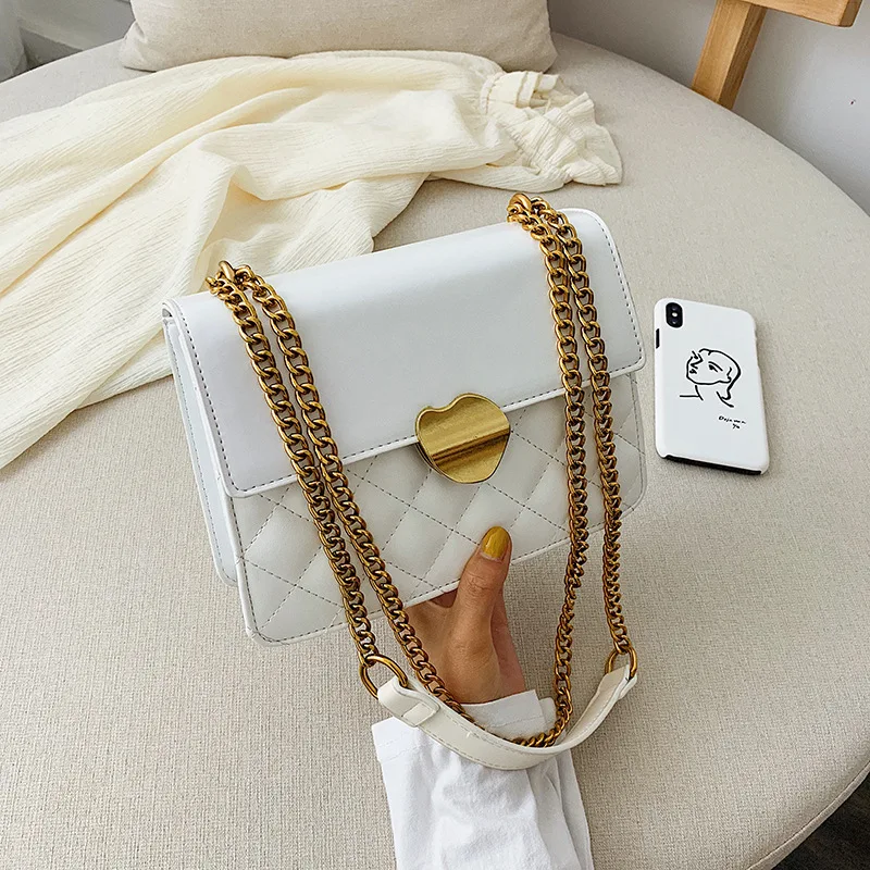 

Female Crossbody Bags For Women 2019 Quality PU Leather Luxury Handbags Designer Sac Main Ladies Lattice Shoulder Messenger Bag
