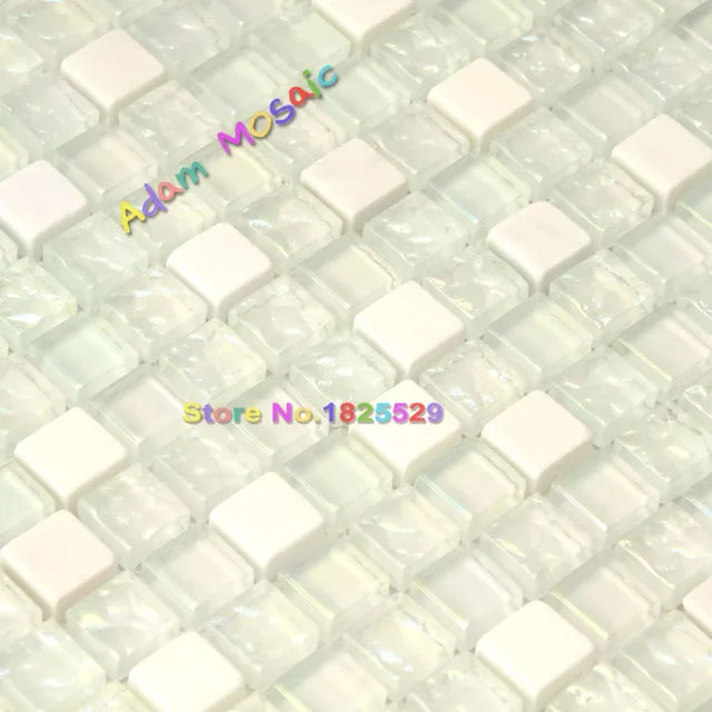 Online White Gl Tiles Iridescent Mosaic Kitchen Backsplash White Gl Tiles Iridescent Mosaic Kitchen Backsplash Stone Tile Bathroom Wall Subway Design