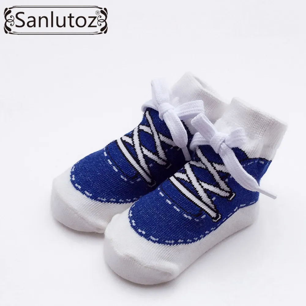Sanlutoz/носки для малышей спортивные носки для новорожденных мальчиков и девочек, Рождественский подарок на день рождения 0-12 месяцев