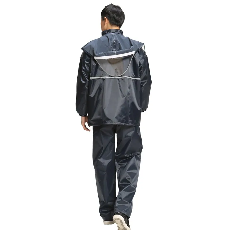 

Outdoor Tool Lightweight Impermeable Raincoat Women/Men Jacket Pants Set Adult Rain Poncho Rain Gear Motorcycle Rainsuit