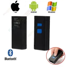 Новый Mini Портативный Беспроводной Bluetooth Сканер Штрих-Кода для Apple iOS Android Win7 500 скан/сек