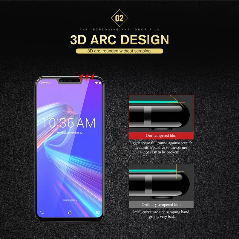 Full Cover Tempered Glass For Oppo Reno Z Screen Protector For Oppo Realme C2 K5 X2 Pro XT Reno Ace Protective Phone Glass Film