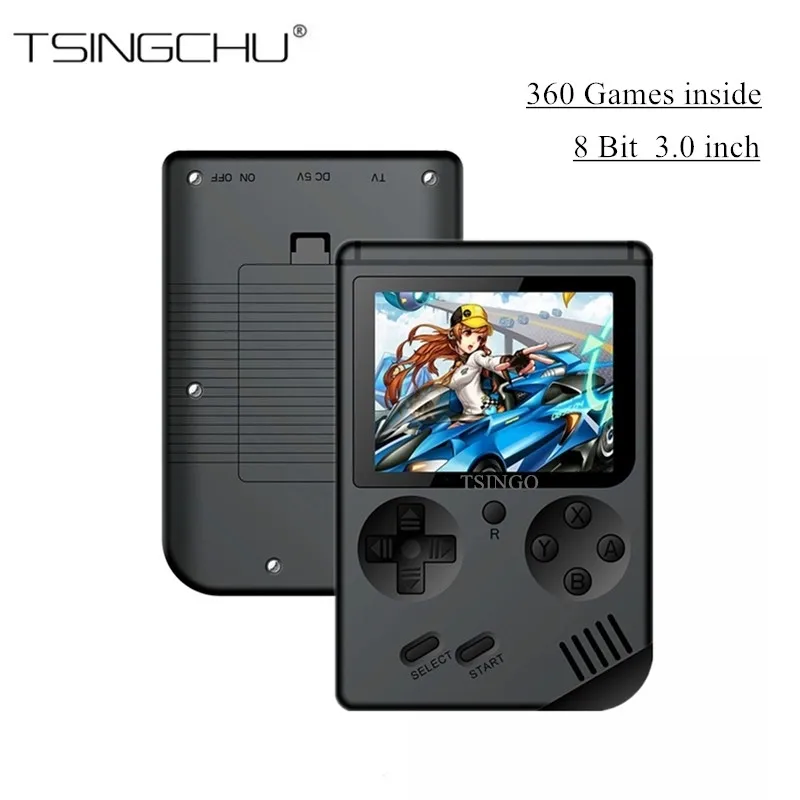 Портативный карманный мини игровой плеер TSINGO 168/360 классических игр ТВ выход