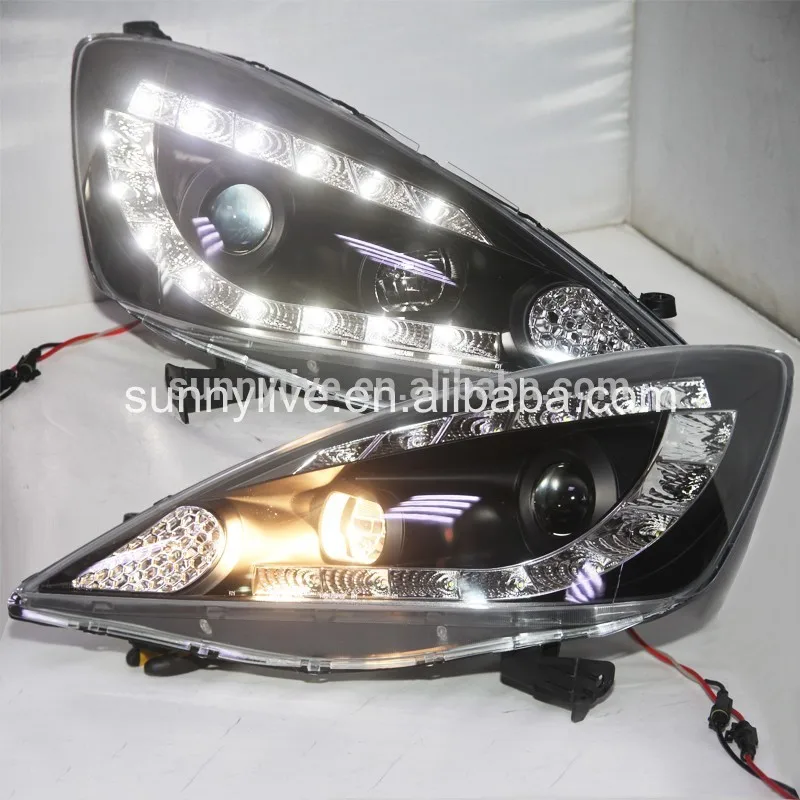 

For HONDA Fit Jazz LED Angel Eyes Head Lamp 2009 to 2010 year JY