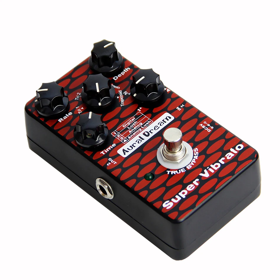 Звуковая мечта Super Vibrato цифровая педаль с 24 произвольной вибрацией|effects pedal|aural