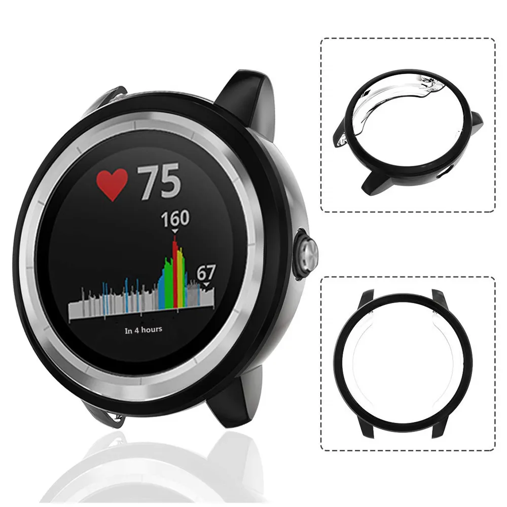

Waterproof Durable Watch Case for Garmin Vivoactive 3 Soft TPU Plated Protector Cover for Vivoactive3 Bumper Shell Accessories