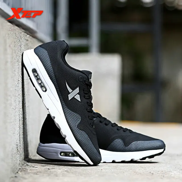 XTEP Brand Professional Running Shoes for Men Athletic Sneakers Light