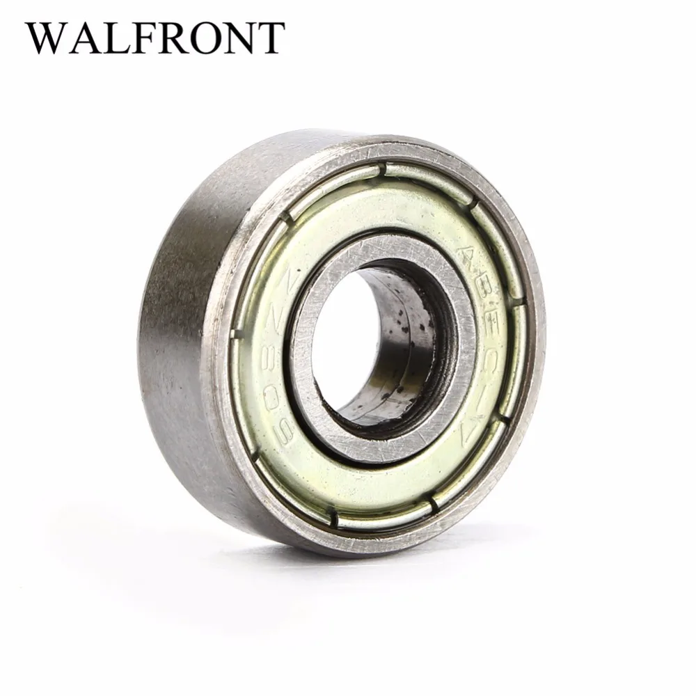 

10Pcs Ball Bearings 608ZZ Deep Groove Ball Bearings rolamento 8 22 7mm for Printer 8mm