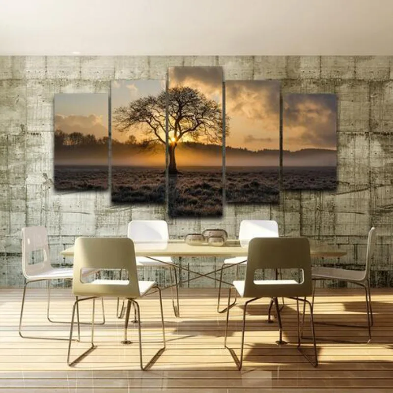 

5 Pictures Combination DIY 5 Tenacious Life Tree Diamond Painting Wall Art Craft Decor Full Diamond Area for Home Wall