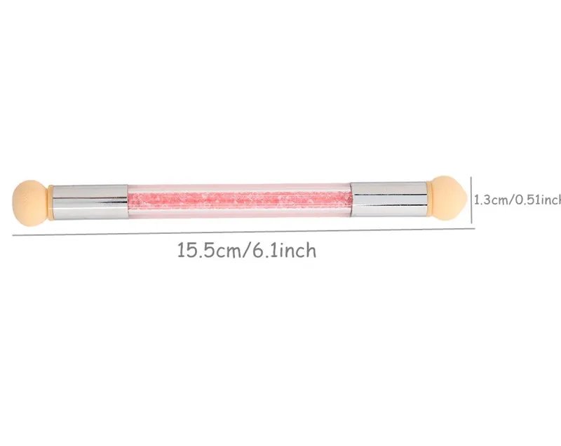 Двусторонняя Стразы Дизайн ногтей Кисточки Pen Set Живопись точек для гель-лака Советы 3D Дизайн Маникюр Педикюр Pro рисование инструменты