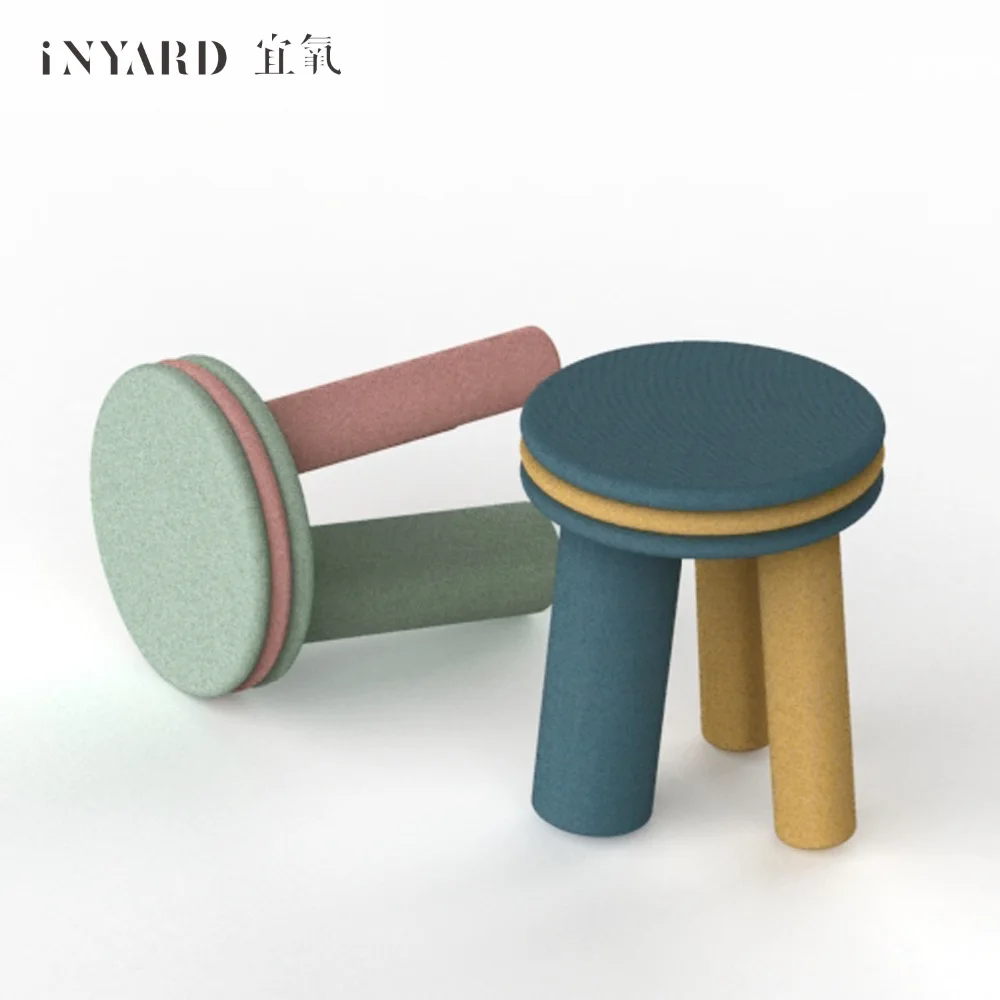 

[InYard original] The Nordic style comfortable and fashionable makaron stool