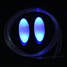 1 Пара светящихся шнурков без шнуровки шнурки для спортивной обуви Сияющие туфли струны Круглые Светящиеся светлые шнурки