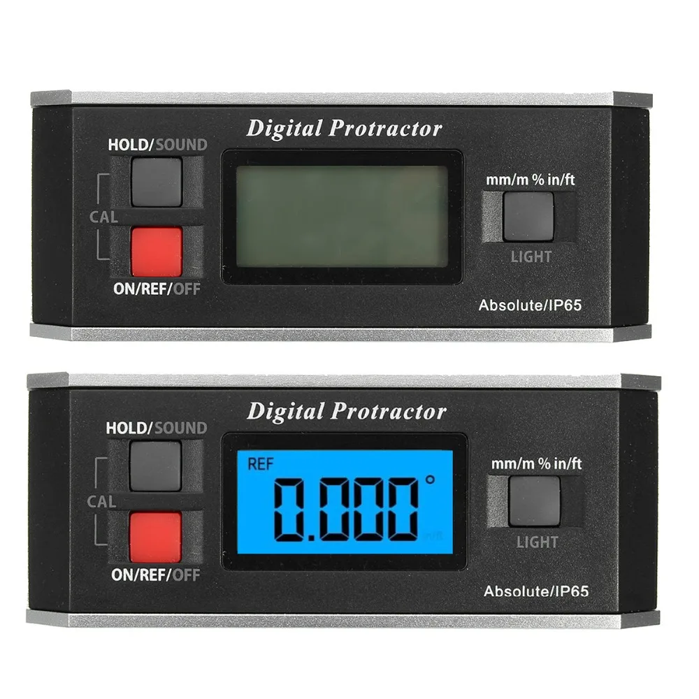  AU Ship Digital Protractor Angle Finder Inclinometer V-Groove Level Meter 4x90 Deg Digital Protract