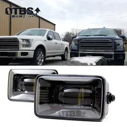 OTBS 2 предмета светильнике для 2015 2016 2017 2018 Ford F150 проектор светодиодный Противотуманные фары; замена прозрачные линзы 5500 K для Ford F150