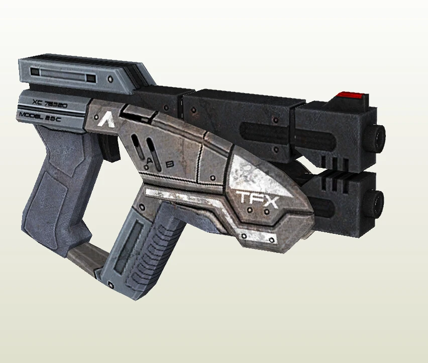 Mass Effect 3 M-3 Хищник пистолет 1:1 весы бумага Модель 3D ручной работы DIY детская игрушка для косплэй