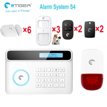 

Europe&America best selling DIY home wireless alarm system kit smart GSM alarm system with 7inch dislay