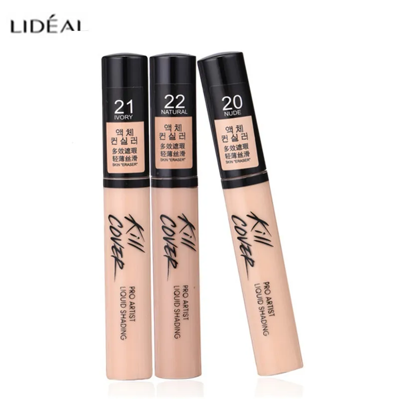 

Professional Face Foundation Makeup Liquid Concealer Cream Contour Concealer Liquid Face Corrector Brighten Whitening Cosmetics