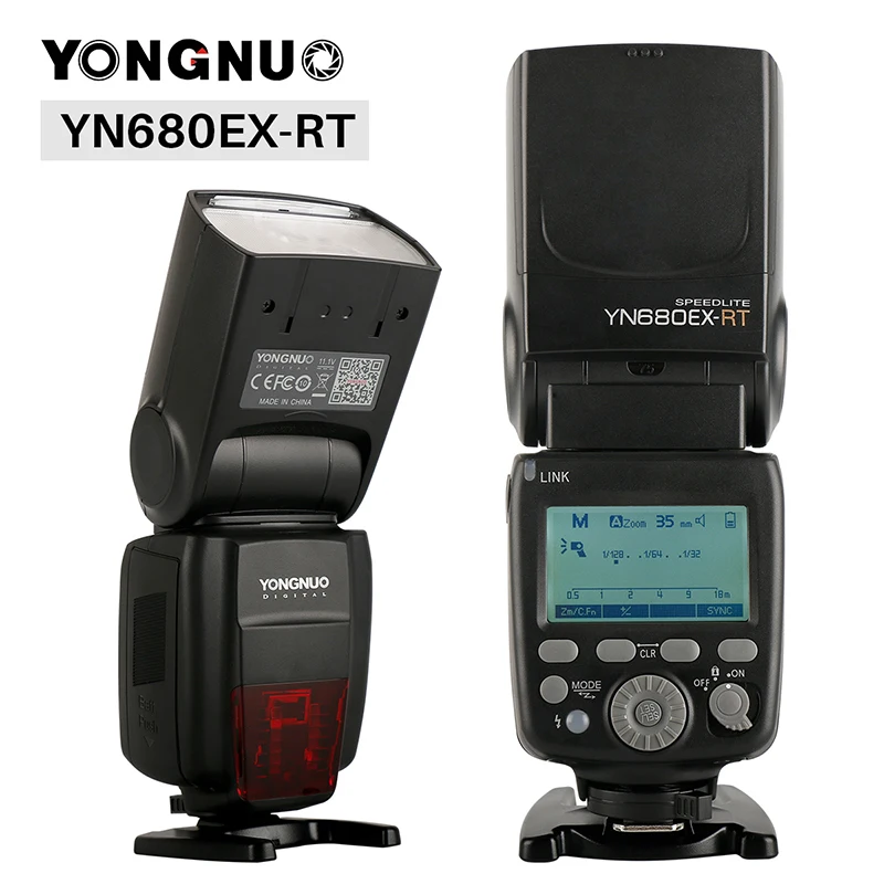 

YN680EX-RT Wireless 2.4G TTL HSS Flash Speedlite for Canon Support YN-E3-RT Li Battery Master Slave Flash