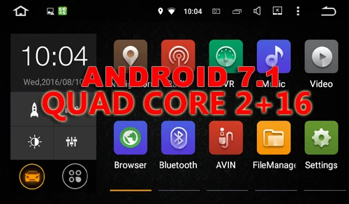 Discount HIRIOT Car Android 7.1.1 Sat Navi DVD GPS Player For Ford Focus Transit Galaxy Fiesta C-Max Radio BT Mrroir Link 4g/wifi Map DAB 1