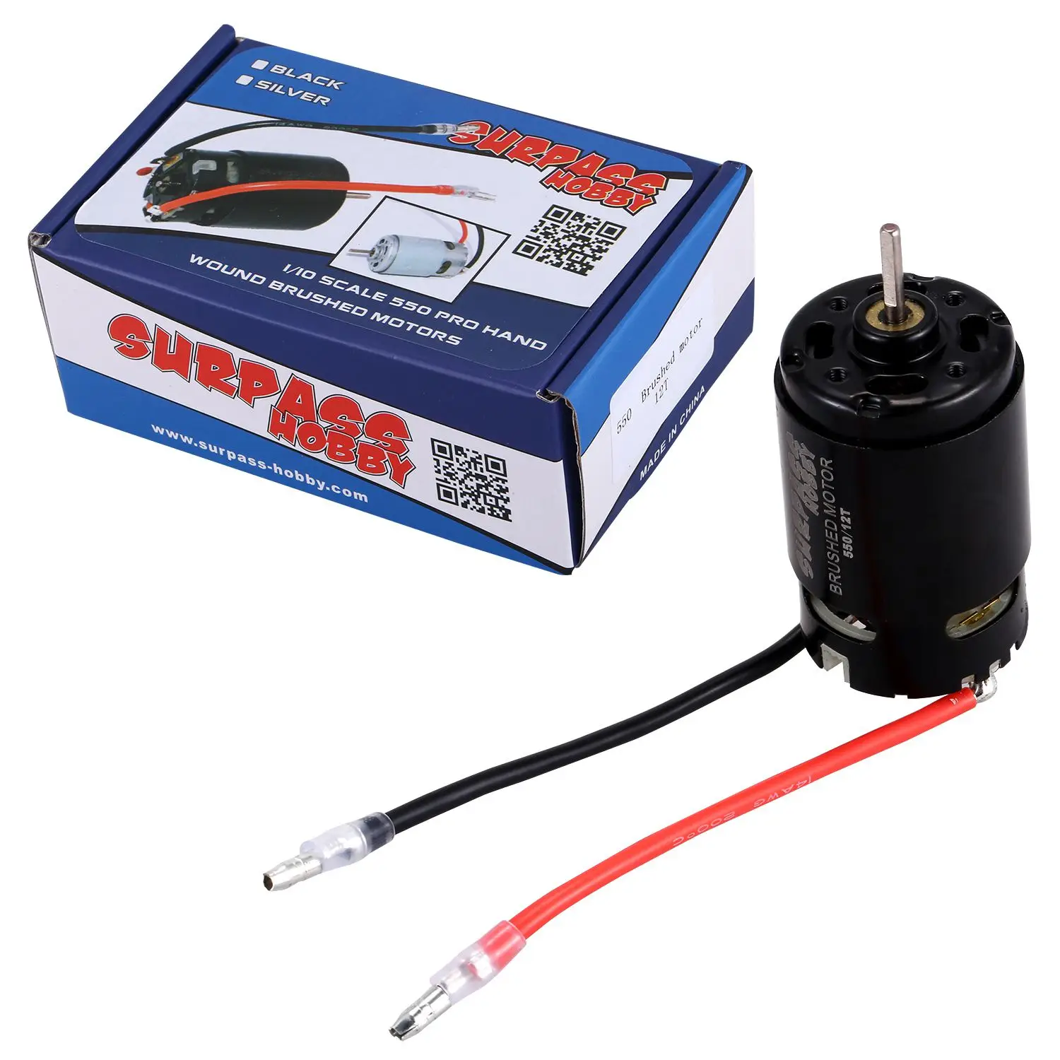 

SURPASS HOBBY 550 Brushed Motor for HSP HPI Kyosho TRAXXAS 1/10 RC Car Drift Touring Off-road Crawler Vehicle Parts