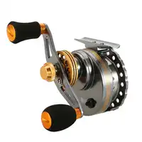 6 + 1BB แบริ่งลูกกลิ้งตกปลาตกปลา Reel 4.0: 1 ตกปลา Reel โลหะ Spool Reel ขวา/ซ้าย Hnad Raft Pesca ปลาคาร์พตกปลา