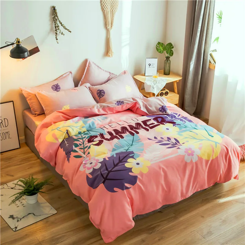 

Klonca luxury bedding set cotton bed set summer sheet contracted fashionable comforter bed set