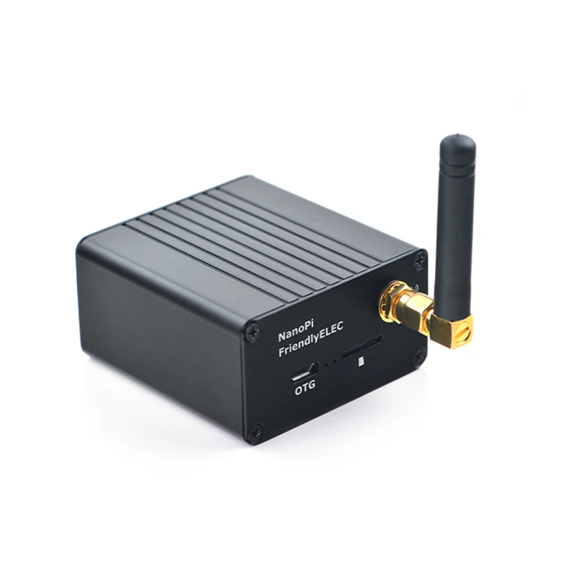 

Friendly NanoPi NEO Plus2 All Metal Aluminum Shell with Antenna and Custom Radiator