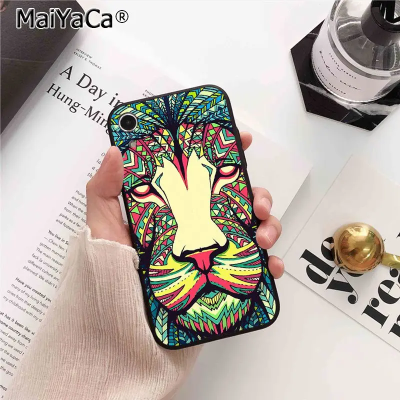 Животными Лев волк Сова Слон лев тигр Чехол для мобильного телефона iphone 11 12 Pro 11Pro