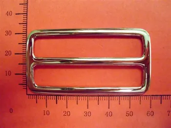 

2 inch DIY Zinc alloy Nickle Tri-glide buckle, metal slider, tri glide button alloy buckles, slider bag luggage accessory