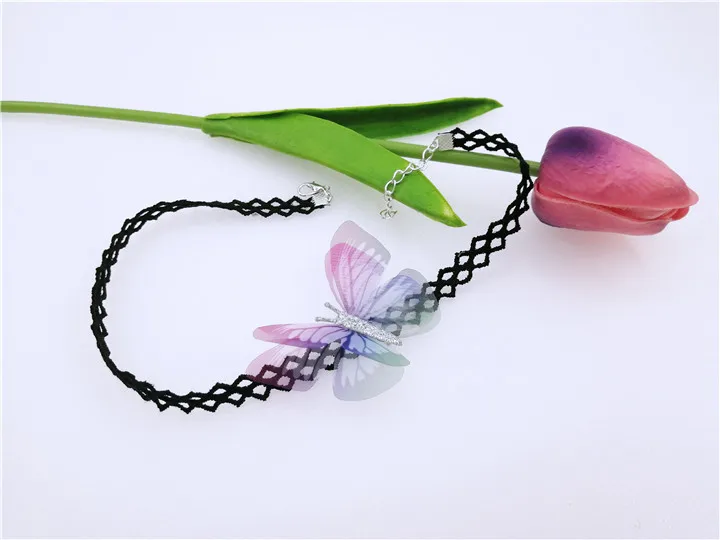 13 Double-Layer Tulle Colorful Butterfly For Diy Apparel Decoration Lace Sewing Fabric  Clothing Accessories Diy Craft Supplies 30