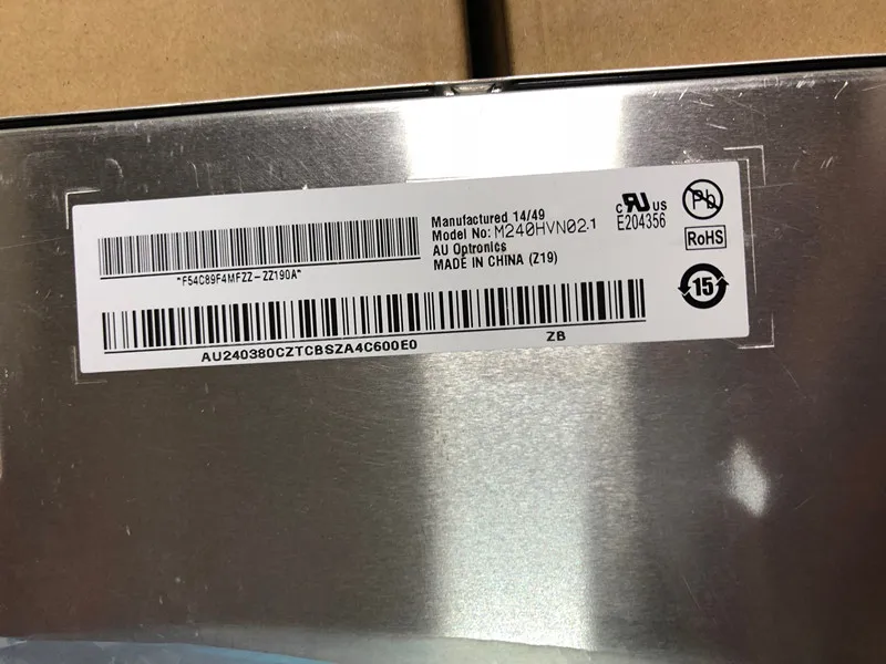 

100% original new T240hw01 v0 high contrast HD full viewing angle LCD m240hvn02.1/02.0