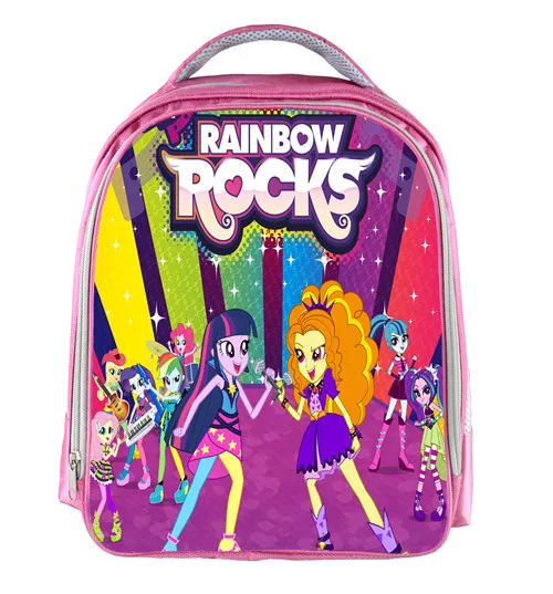 Moive My Little Pony Розовый водонепроницаемый рюкзак для студентов, школьная сумка для девочек и мальчиков, рюкзак mochila, детский рюкзак на заказ - Цвет: color3