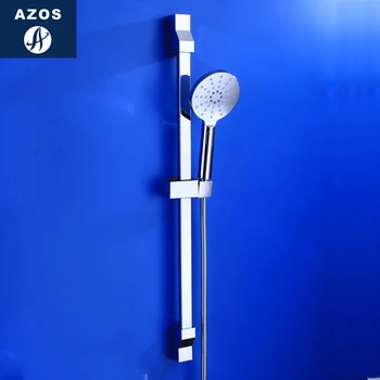 

Azos Shower Rod Brass Chrome Rise And Fall Three Functions Rotatable Bracket Shower Shower Room SquareHSSJ015B