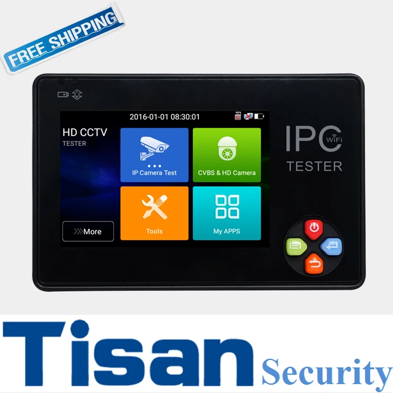 

New IP tester Touch Screen IP CCTV Tester Monitor IP Camera HD H.265 Analog Camera Tester 1080P ONVIF PTZ Wifi Security camera