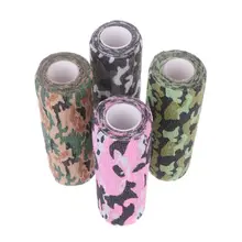 15 см* 4,5 м камуфляжная эластичная повязка тактическая охотничья стрельба винтовка обёрточная лента