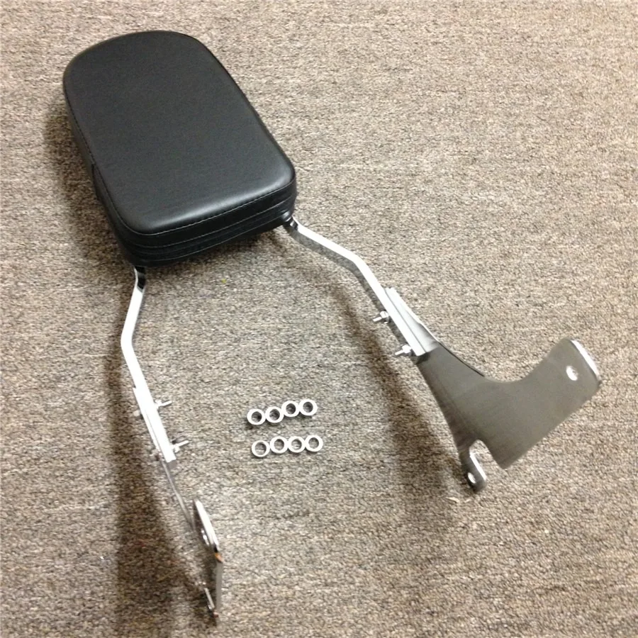 For 1996-2005 Kawasaki Vulcan 800 / Classic / VN800 Chrome Flame Motorcycle Rear Passenger Pillion Backrest Sissy Bar Pad Kit For 1996-2005 Kawasaki Vulcan 800 / Classic / VN800 Chrome Flame Motorcycle Rear Passenger Pillion Backrest Sissy Bar Pad Kit