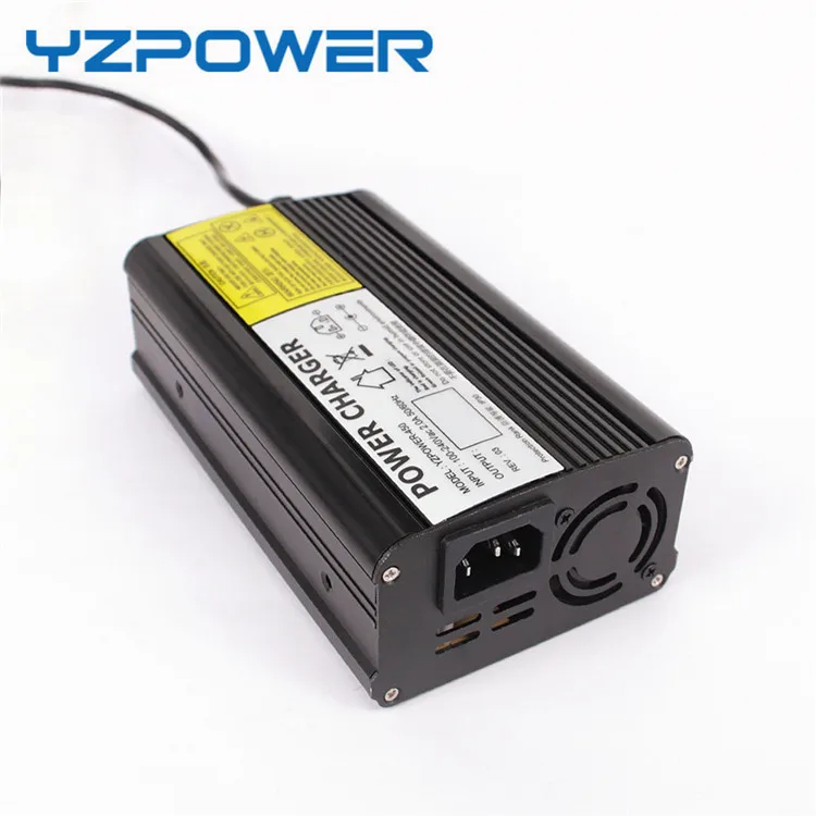 YZPOWER 58 4 V 5A 4.5A Lifepo4 литиевое зарядное устройство для аккумулятора 48V внешний
