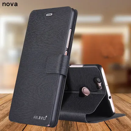 huawei nova case Business View Window PU Leather Case For (5.0&quot inch) Flip Cover ALIVO Brand #04011 |