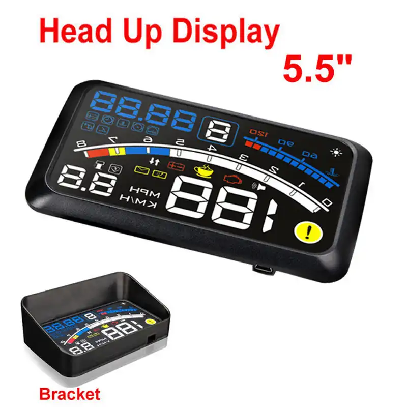 ActiSafety HUD, автомобильный проектор, автомобильный Стайлинг, считыватель скорости, самоадаптивная Автомобильная топливная и т. д., индикация параметров, система сигнализации - изображение