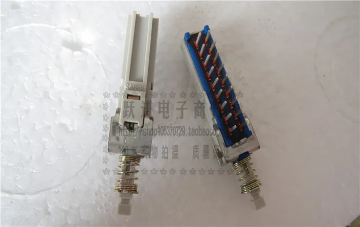 

Import Japan SANSEI self locking lock switch 2*9 double row 18 pin 18 feet keys Press power switch button